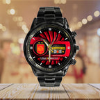 Spain National Team 2026 FIFA World Cup Champions Black Stainless Steel Watch – TANTN24477