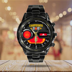 Spain National Team 2026 FIFA World Cup Champions Black Stainless Steel Watch – TANTN24478