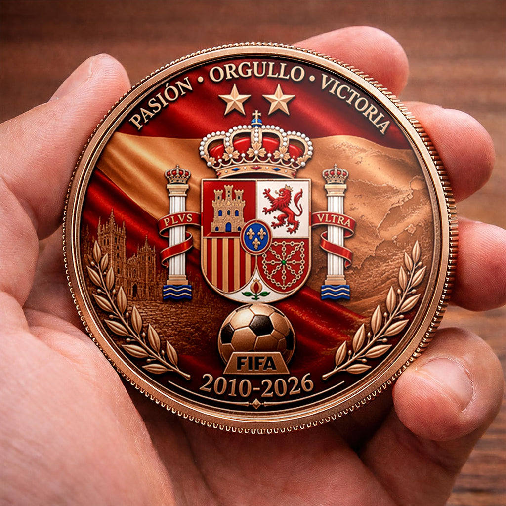 Spain National Team 2026 FIFA World Cup Champions Commemorative Coin – HOATT19768