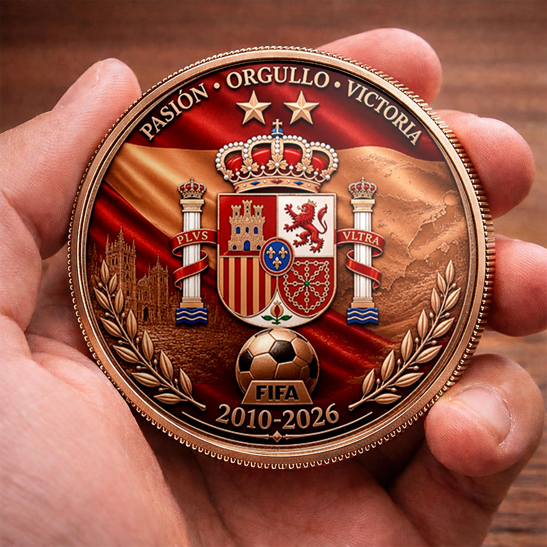 Spain National Team 2026 FIFA World Cup Champions Commemorative Coin – HOATT19768
