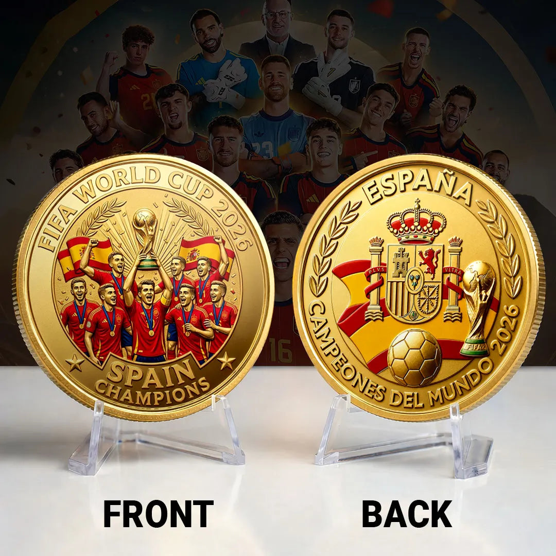 Spain National Team 2026 FIFA World Cup Champions Commemorative Coin – HOATT19796
