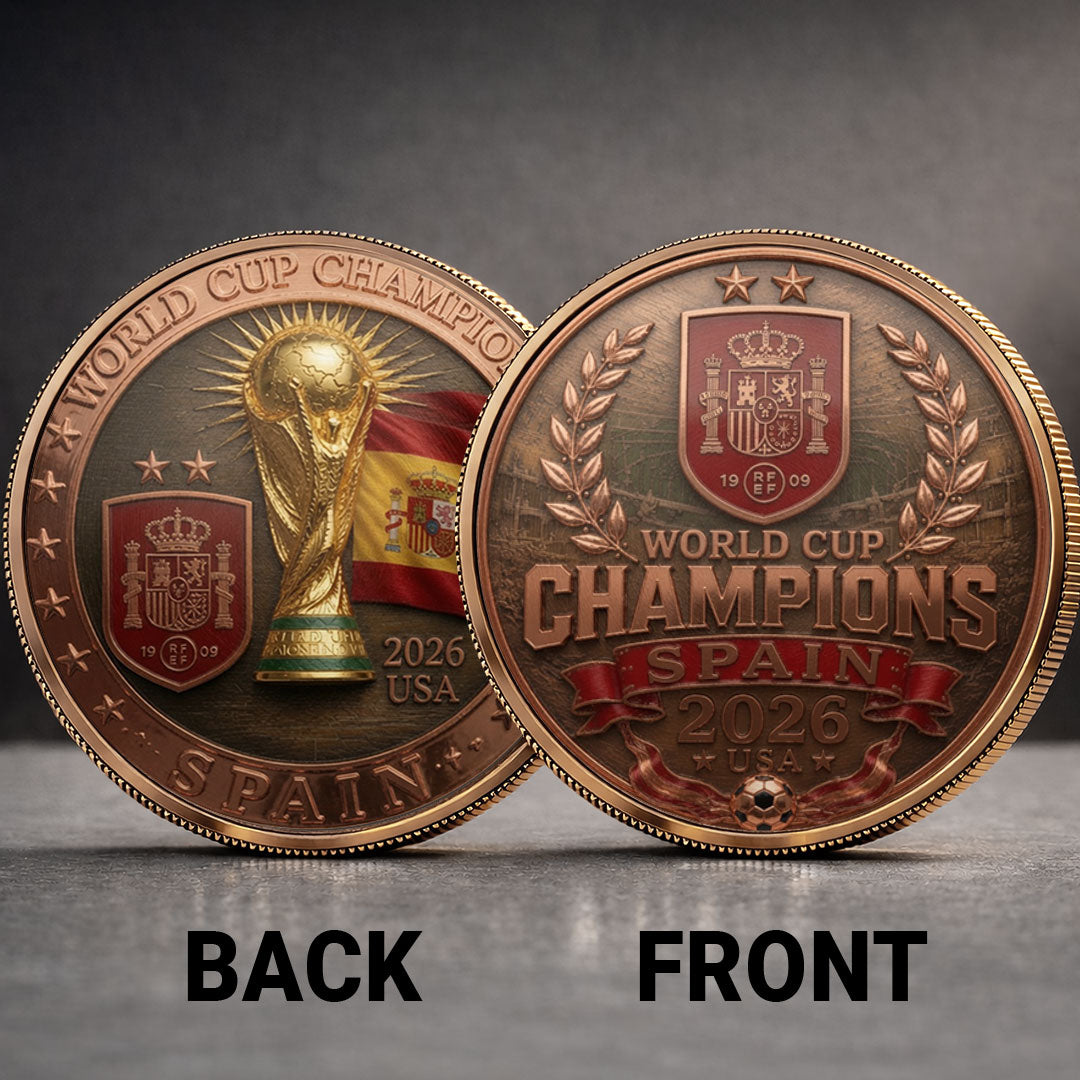 Spain National Team 2026 FIFA World Cup Champions Commemorative Coin – TANTN24398