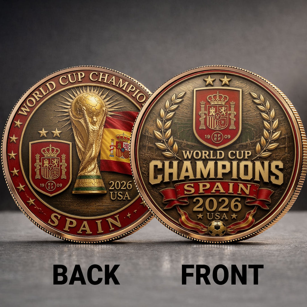 Spain National Team 2026 FIFA World Cup Champions Commemorative Coin – TANTN24398