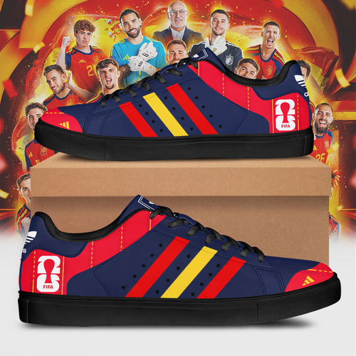 Spain National Team 2026 FIFA World Cup Champions Custom SS Shoes – TMTHU7614