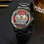 Spain National Team 2026 FIFA World Cup Champions Black Stainless Steel Watch – HOATT19798