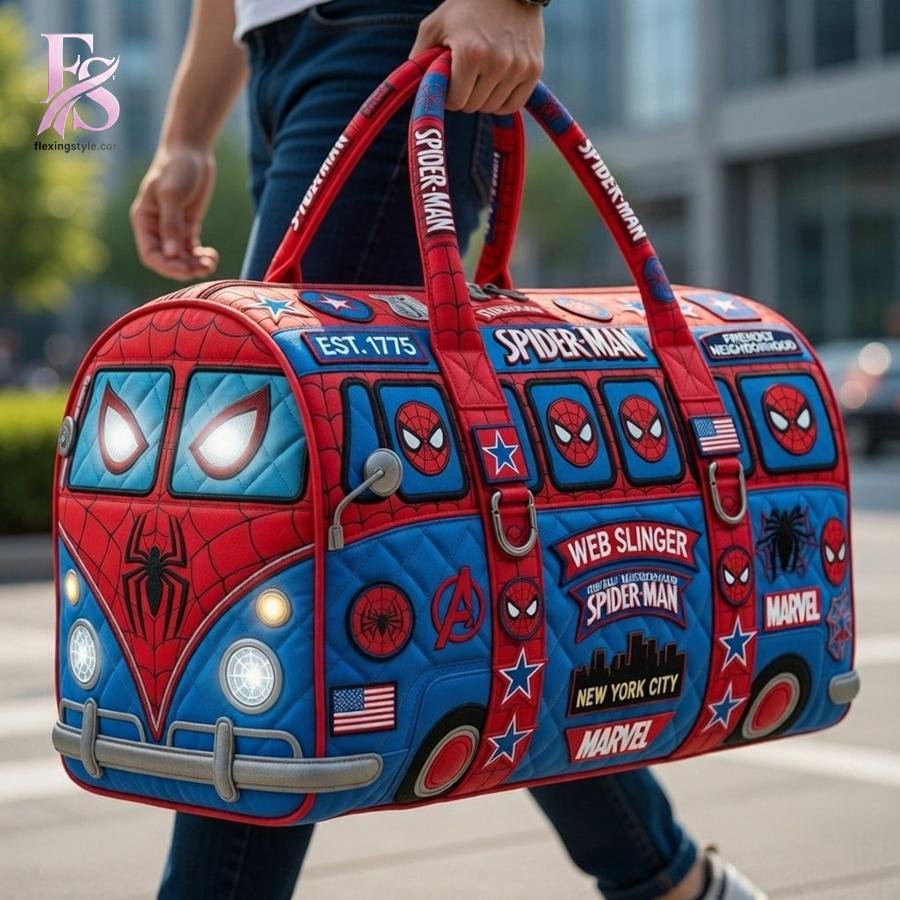 Spider Man Quilted Duffle Bag