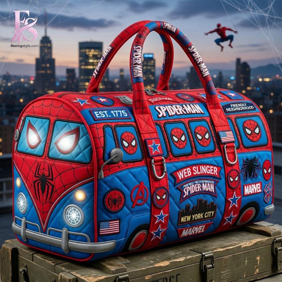 Spider Man Quilted Duffle Bag