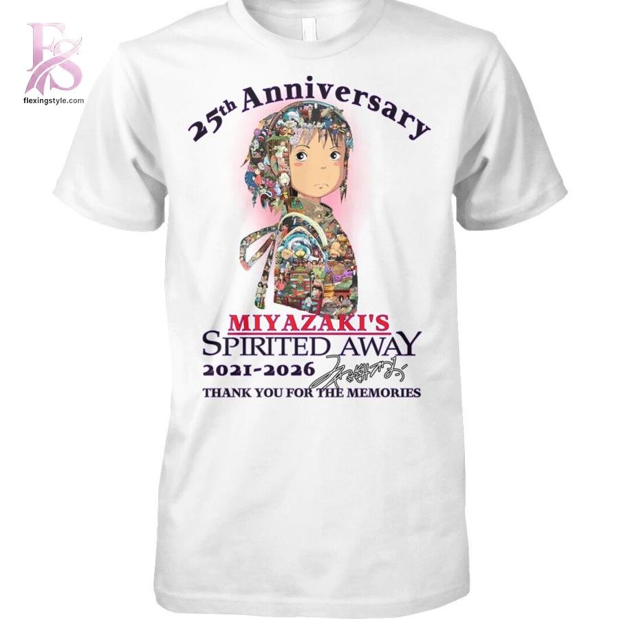 Spirited Away 25th anniversary Shirt