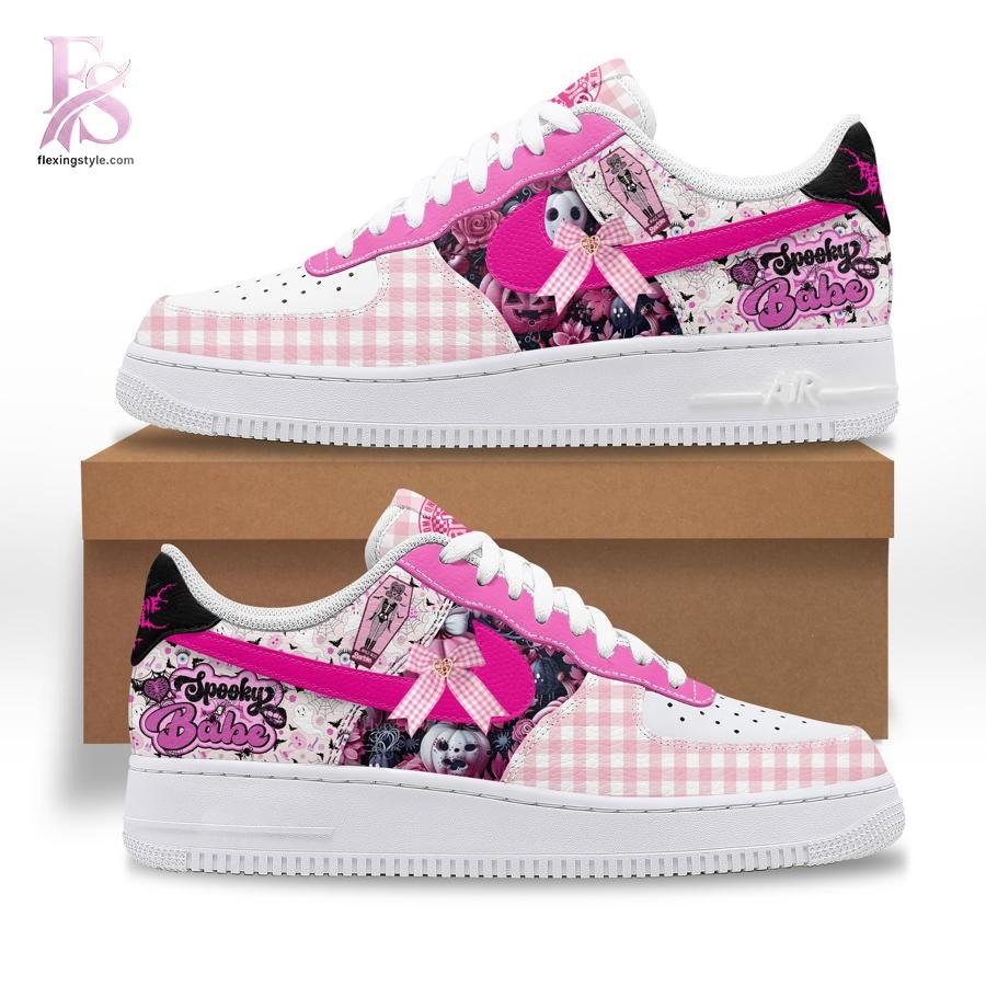 Spooky Babe Halloween Barbie Girl Air Force Shoes