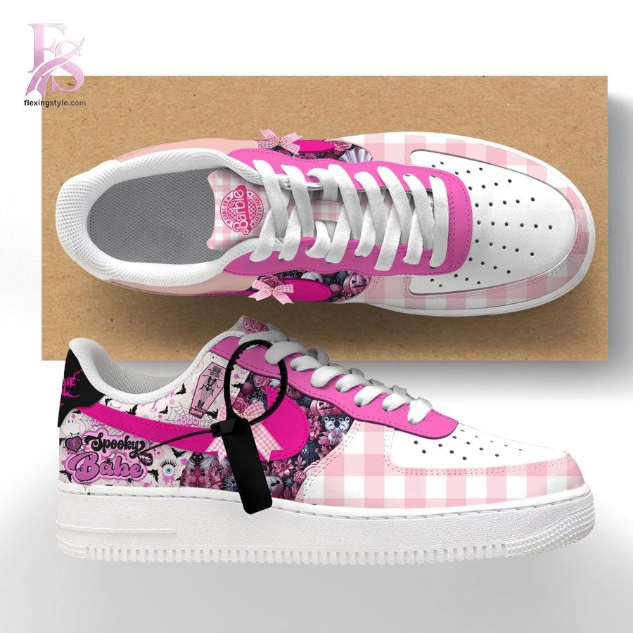 Spooky Babe Halloween Barbie Girl Air Force Shoes