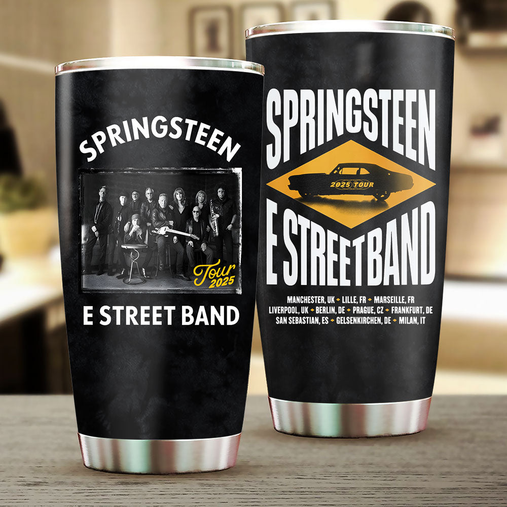 Bruce Springsteen x The E Street Band 2025 Tour Tumbler Cup – TANTN16853