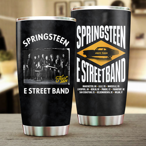 Bruce Springsteen x The E Street Band 2025 Tour Tumbler Cup – TANTN16853