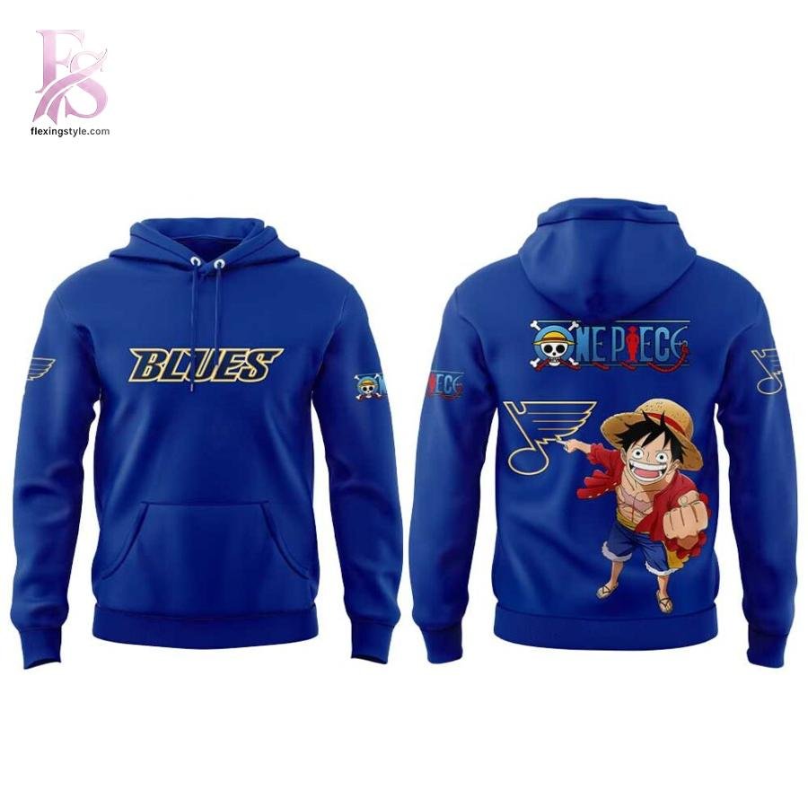 St Louis Blues ONE PIECE Night 2026 Hoodie