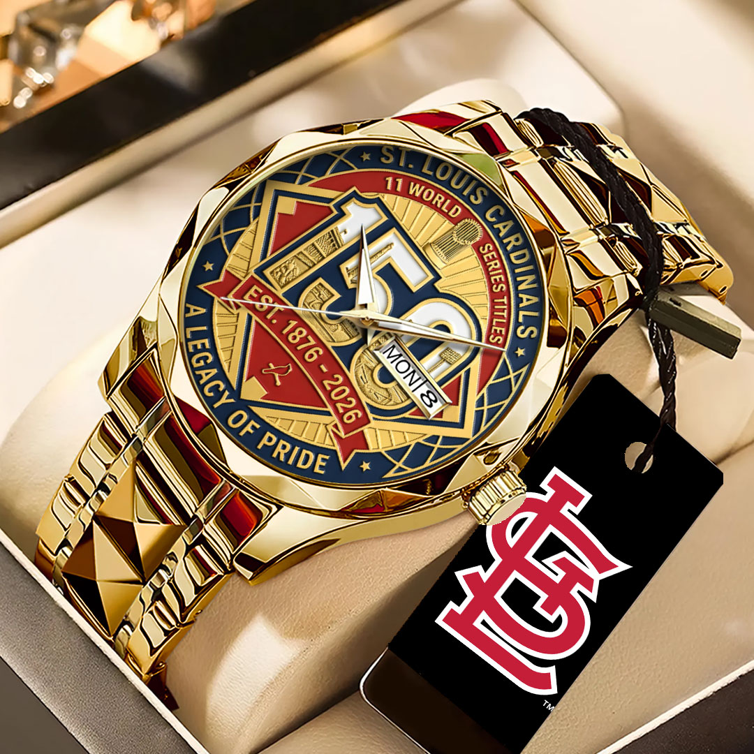 St. Louis Cardinals 150th Anniversary Alloy Luxury Quartz Watch – TANTN21613