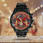 St. Louis Cardinals 150th Anniversary Black Stainless Steel Watch – TANTN21616