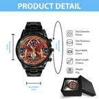 St. Louis Cardinals 150th Anniversary Black Stainless Steel Watch – TANTN21616