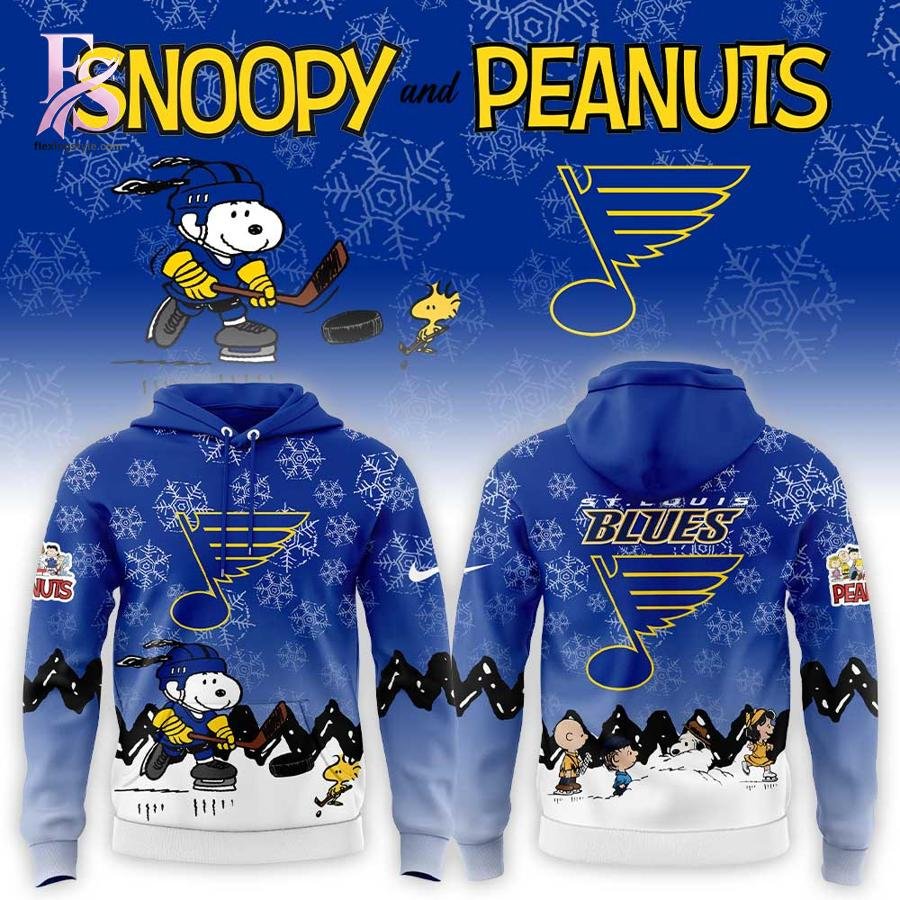 St. Louis Blues x Snoopy and Peanuts 2026 Hoodie