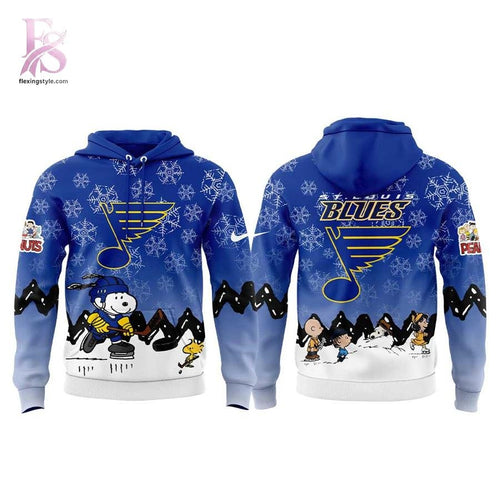 St. Louis Blues x Snoopy and Peanuts 2026 Hoodie