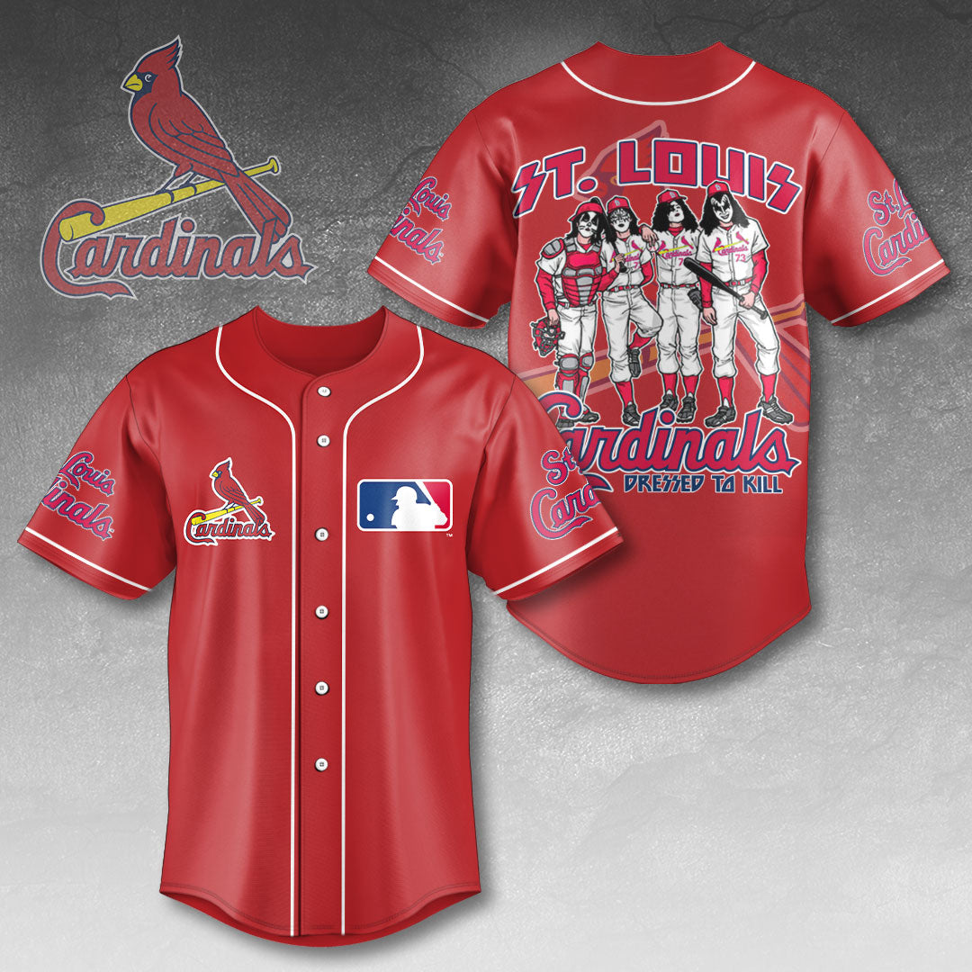 St. Louis Cardinals x KISS Baseball Jersey – HOATT13424