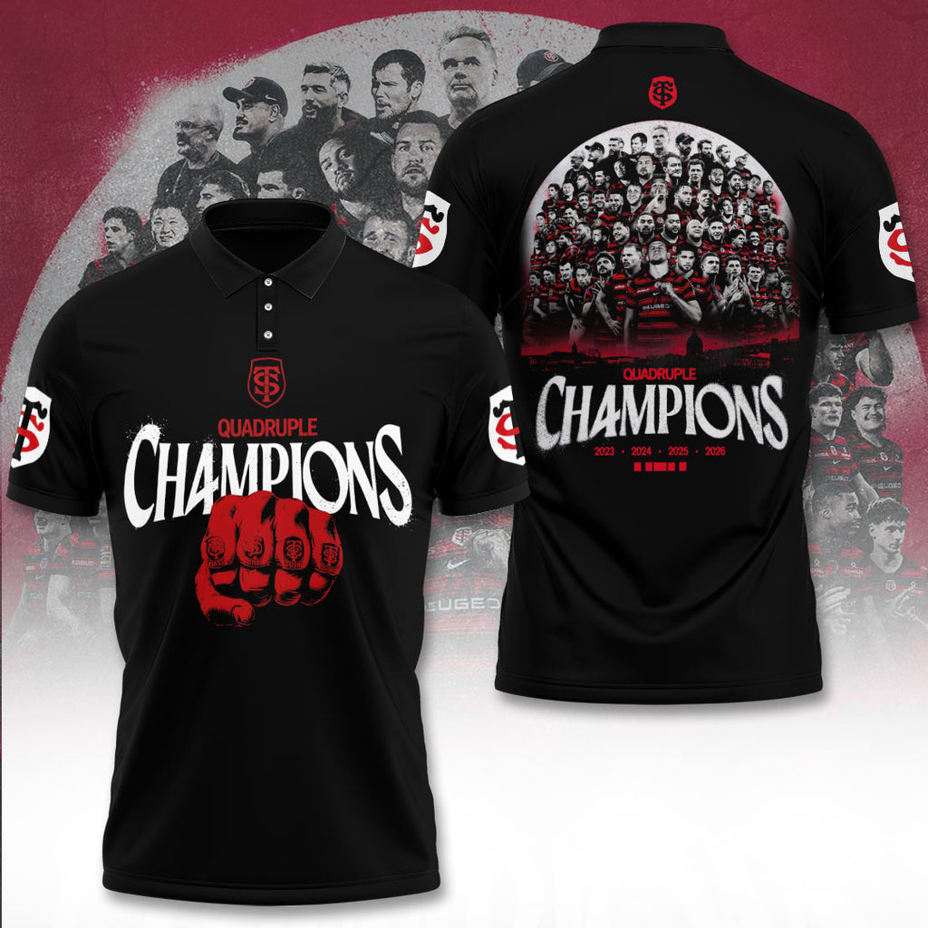 Stade Toulousain 4 Time French Champions 2026 3D Apparel – TANTN24016