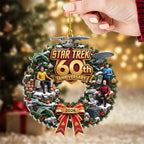 Star Trek 60th Anniversary Custom Shape 2-side Printed Acrylic Ornament – TMTHU9685
