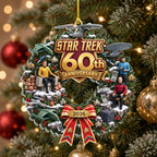 Star Trek 60th Anniversary Custom Shape 2-side Printed Acrylic Ornament – TMTHU9685