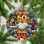 Star Trek 60th Anniversary Custom Shape 2-side Printed Acrylic Ornament – TMTHU9685