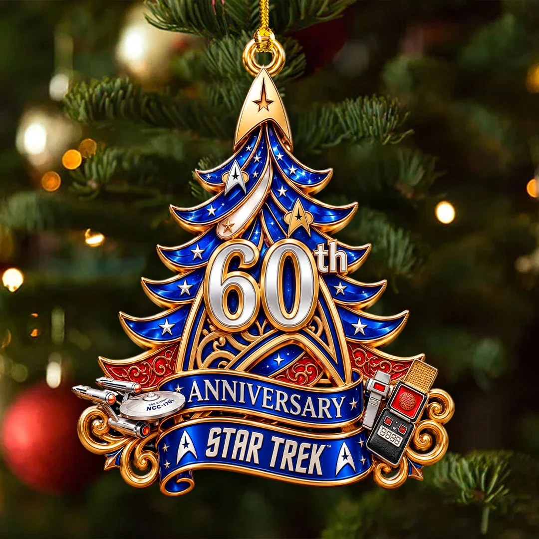 Star Trek 60th Anniversary Custom Shape 2-side Printed Acrylic Ornament – HOATT21513