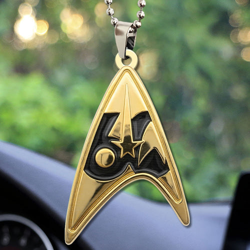 Star Trek 60th Anniversary Custom shape 2-sided Acrylic Car Ornament – TMTHU4202