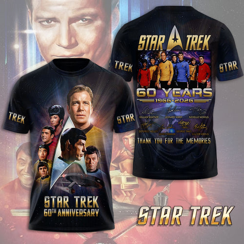 Star Trek 60th Anniversary 2026 3D Apparel – TMTHU5450