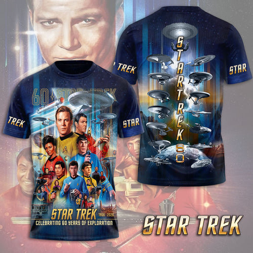 Star Trek 60th Anniversary 2026 3D Apparel – TMTHU4732
