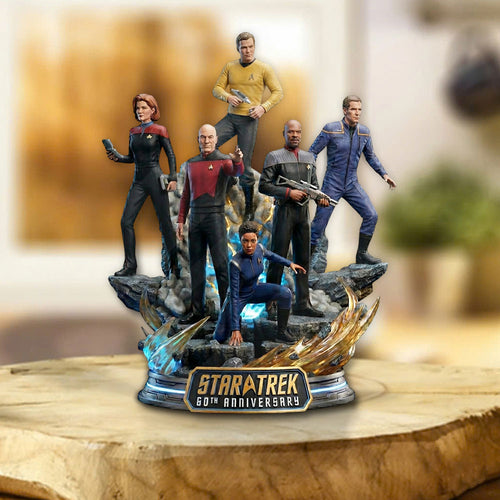 Star Trek 60th Anniversary 2026 Custom Shape Acrylic Plaque – TMTHU4681