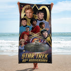 Star Trek 60th Anniversary 2026 Rectangle Beach Towel – TMTHU5669