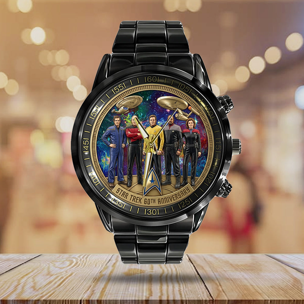 Star Trek 60th Anniversary 2026 Black Stainless Steel Watch – TMTHU5017