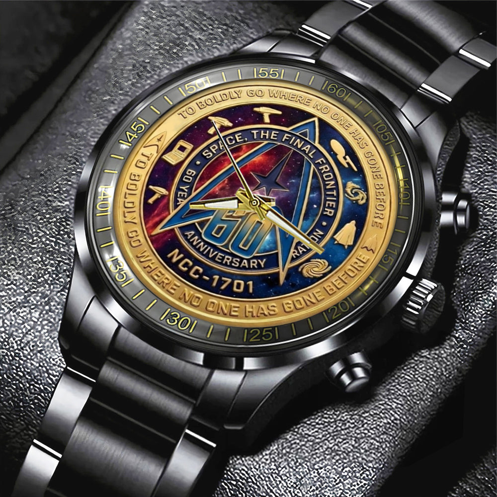 Star Trek 60th Anniversary 2026 Black Stainless Steel Watch – TMTHU5344
