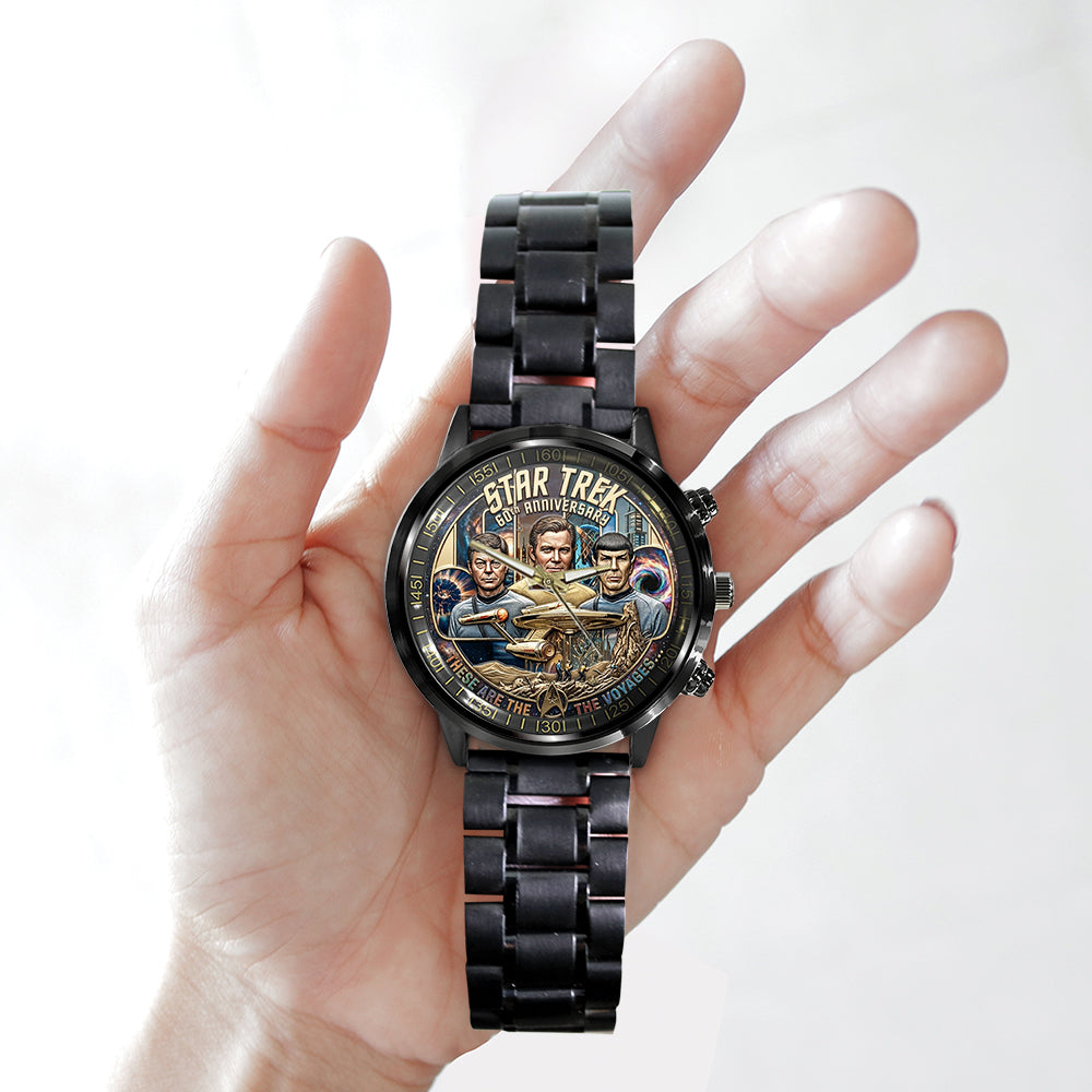 Star Trek 60th Anniversary 2026 Black Stainless Steel Watch – TMTHU5579