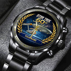 Personalized Star Trek 60th Anniversary 2026 Black Stainless Steel Watch – TANTN21223