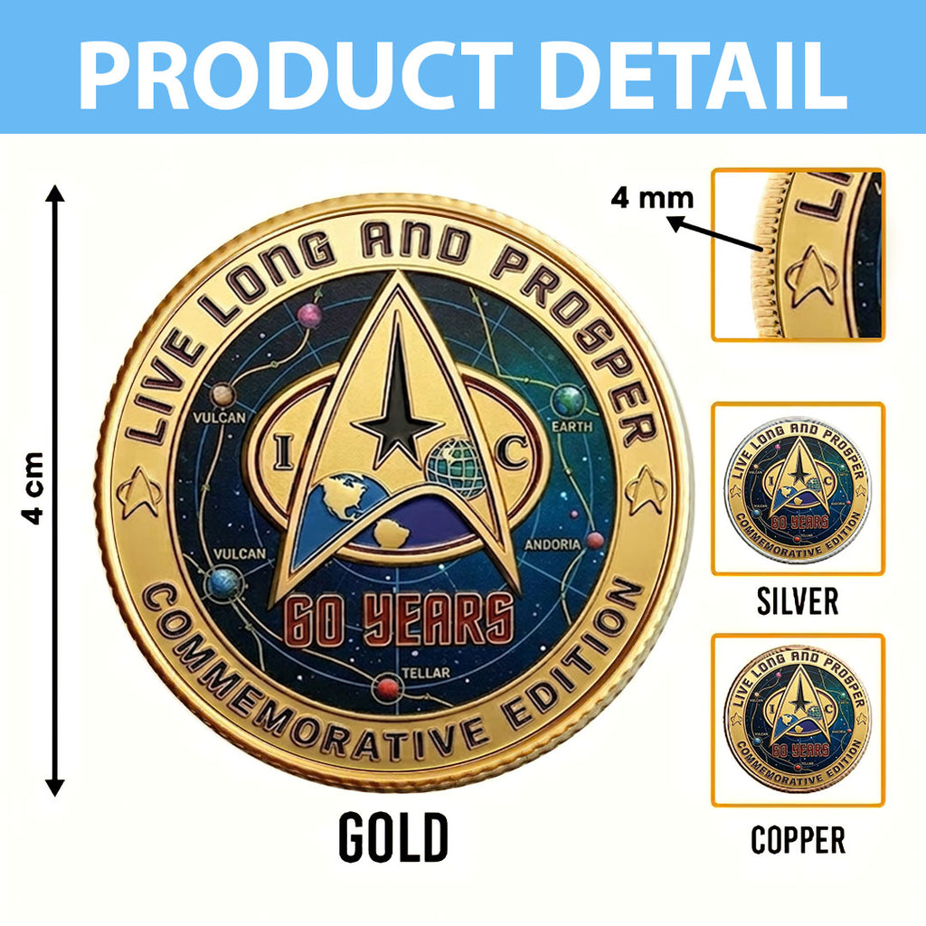 Star Trek 60th Anniversary 2026 Commemorative Coin – TMTHU5089