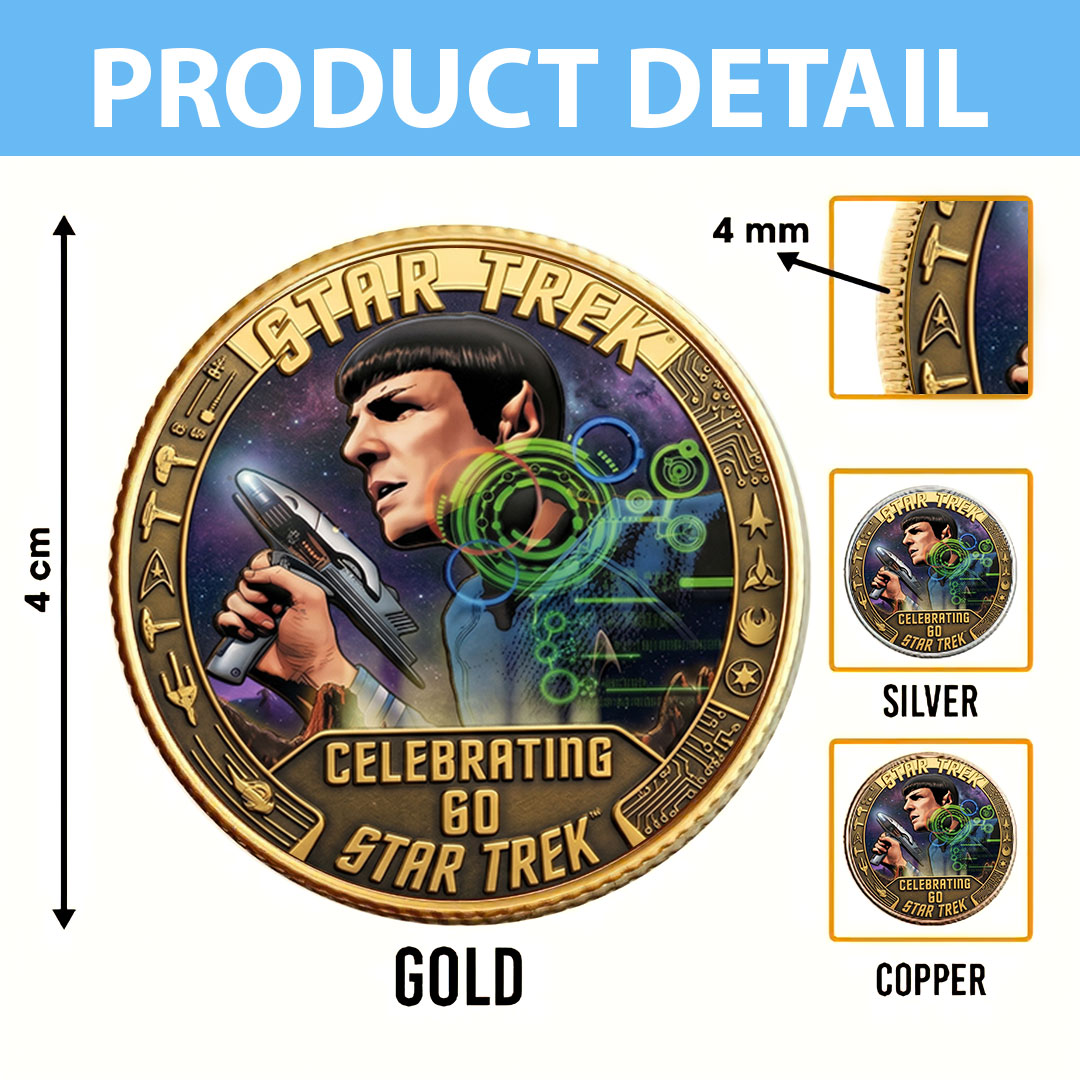 Star Trek 60th Anniversary 2026 Commemorative Coin – TMTHU5907