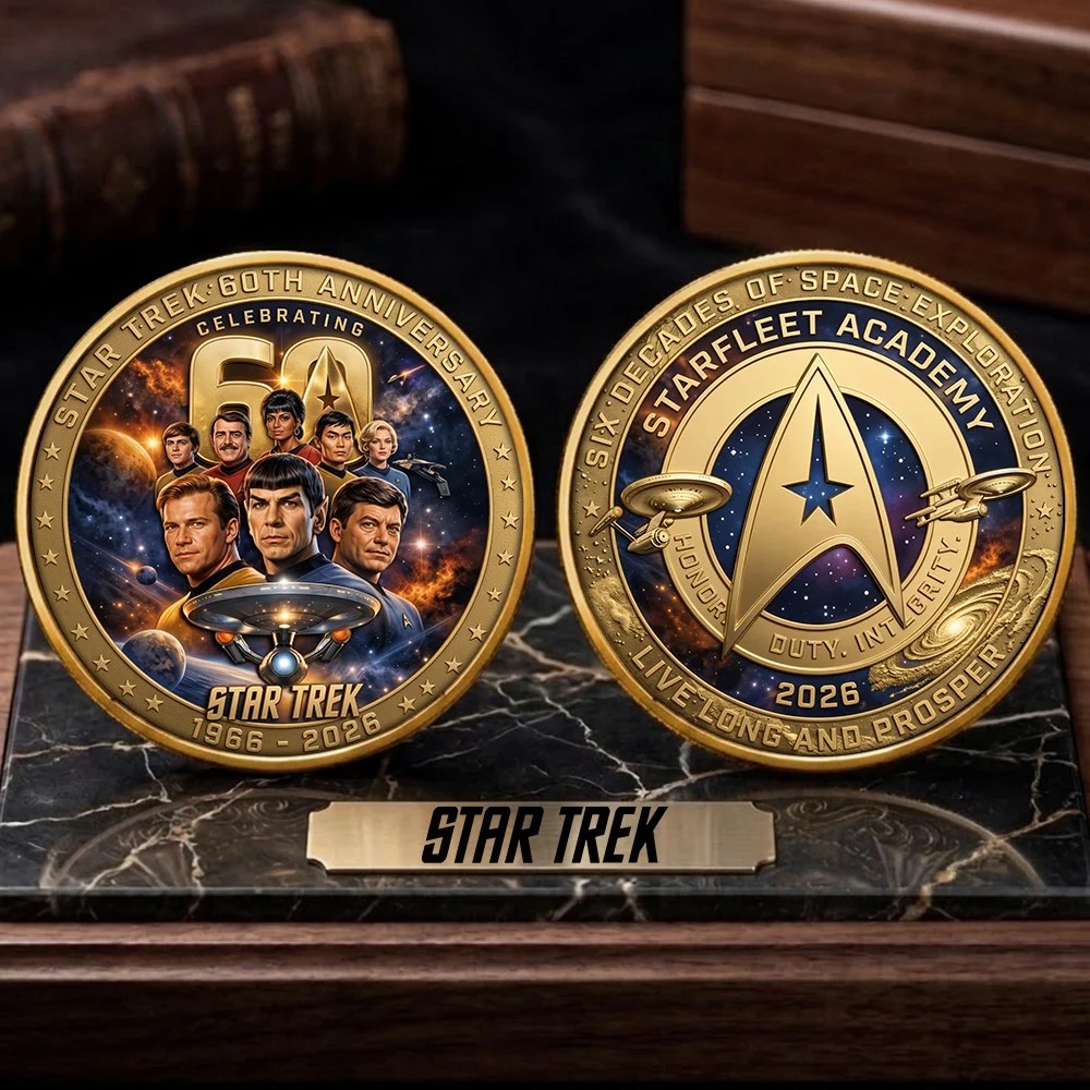 Star Trek 60th Anniversary 2026 Commemorative Coin – TMTHU9944