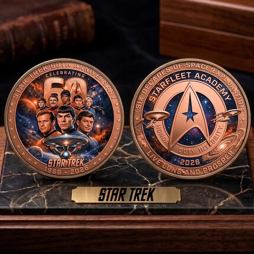 Star Trek 60th Anniversary 2026 Commemorative Coin – TMTHU9944