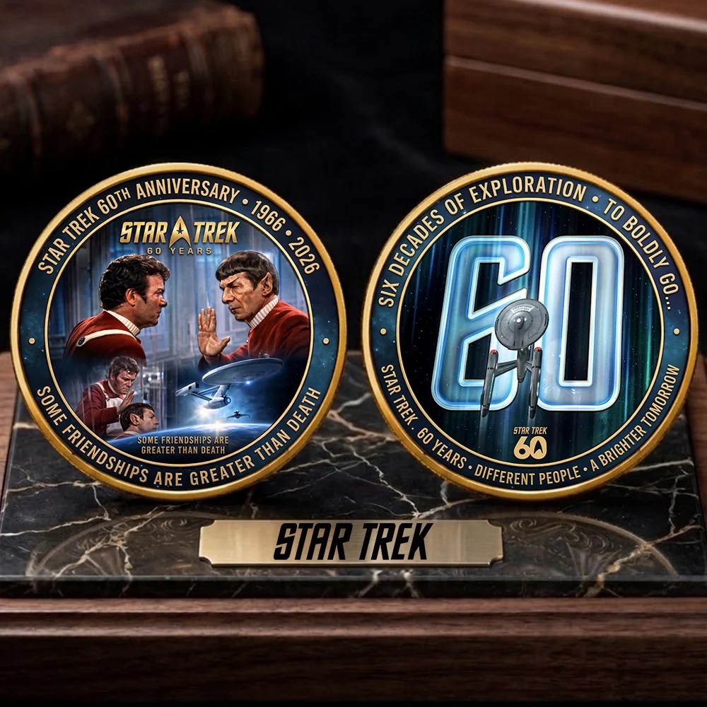 Star Trek 60th Anniversary 2026 Commemorative Coin – TMTHU10025