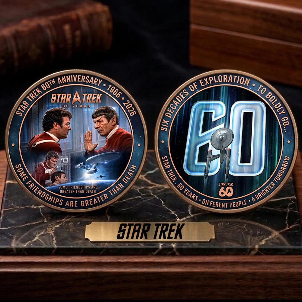 Star Trek 60th Anniversary 2026 Commemorative Coin – TMTHU10025