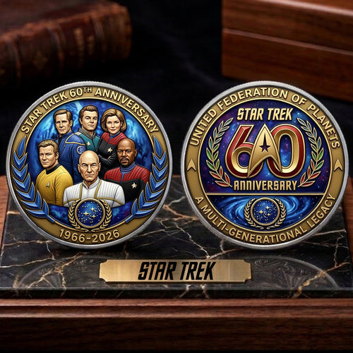 Star Trek 60th Anniversary 2026 Commemorative Coin – TMTHU4540