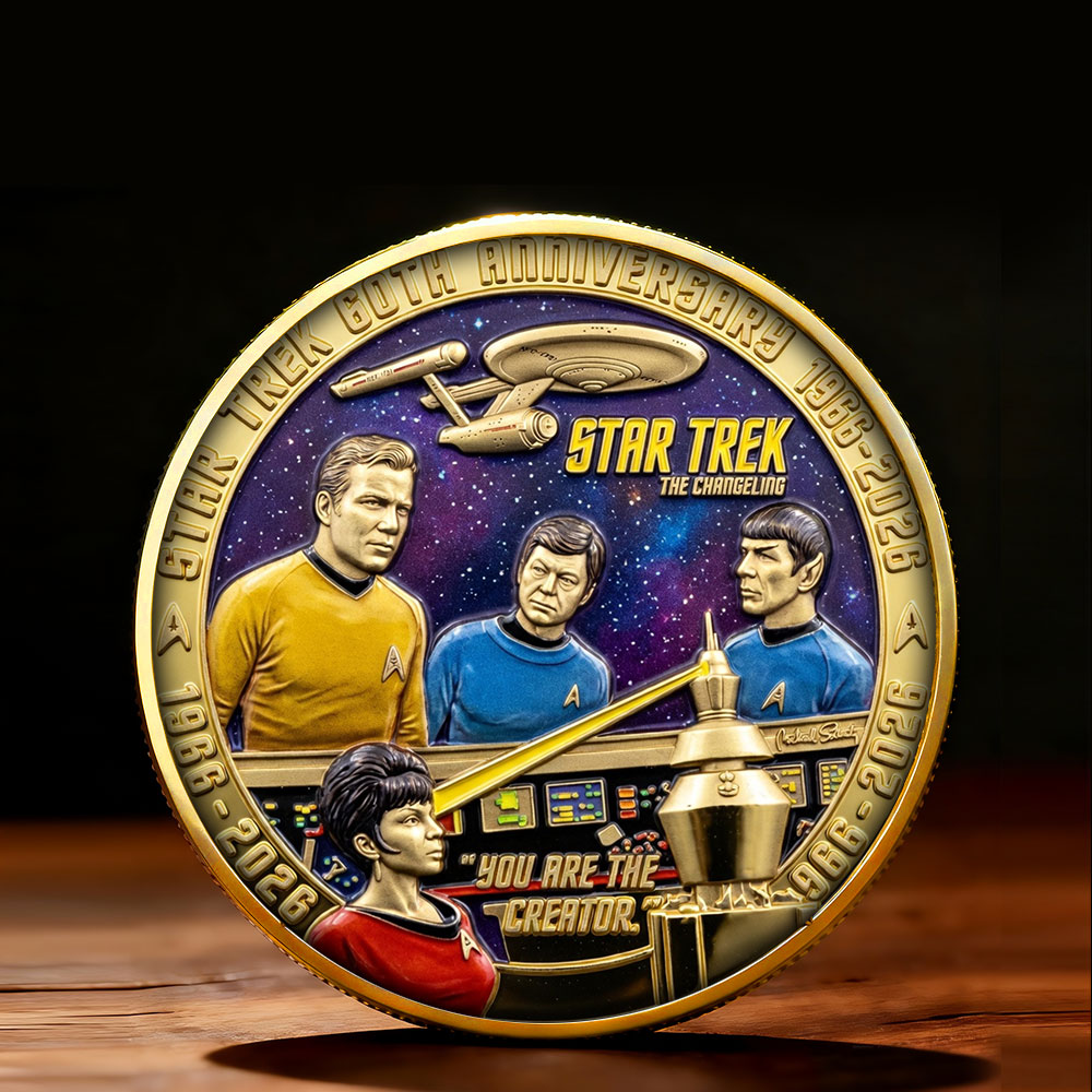 Star Trek 60th Anniversary 2026 Commemorative Coin – TMTHU5015