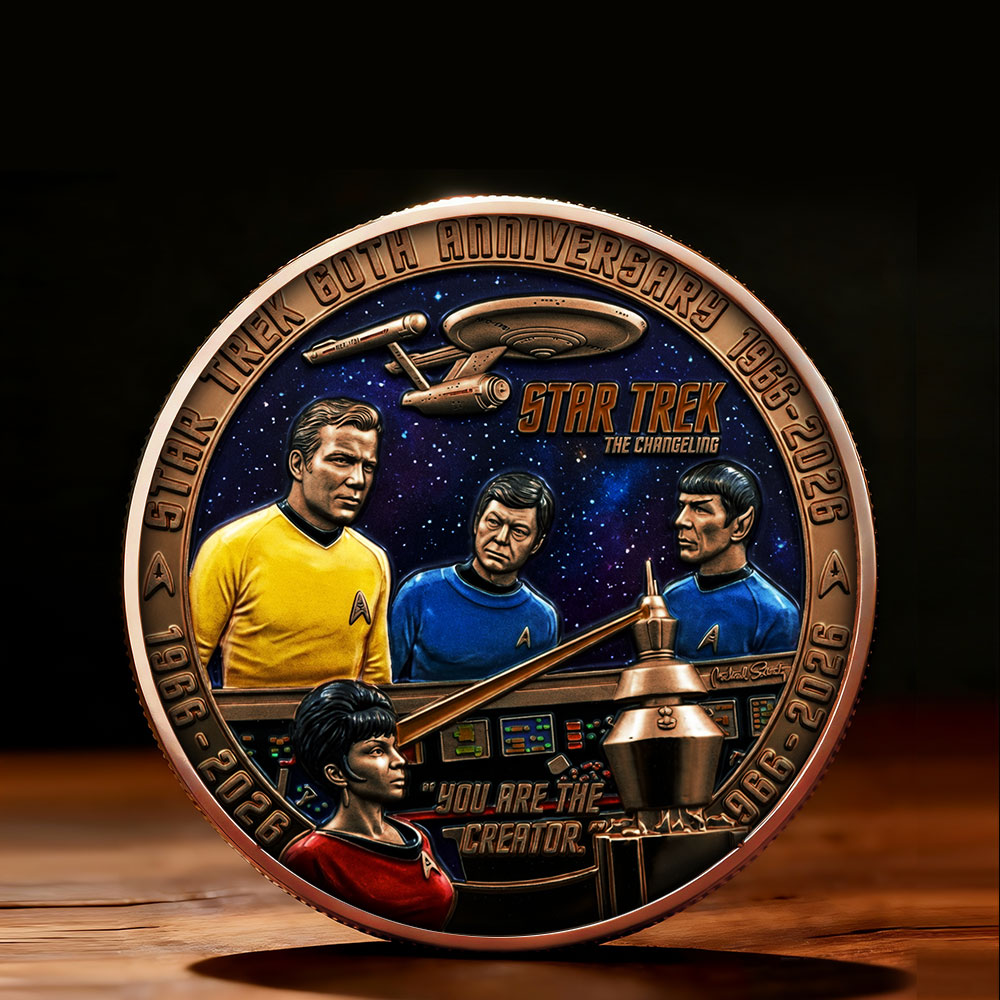 Star Trek 60th Anniversary 2026 Commemorative Coin – TMTHU5015