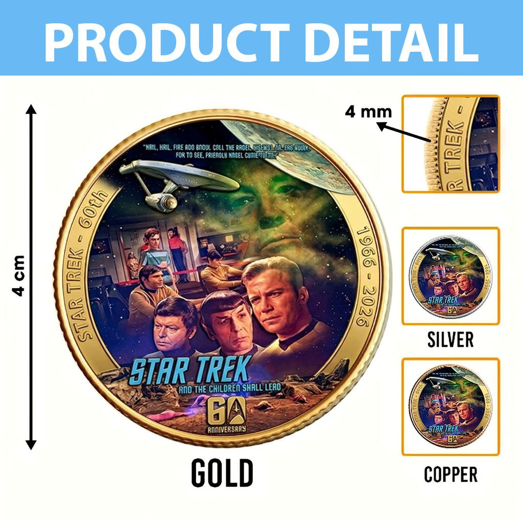 Star Trek 60th Anniversary 2026 Commemorative Coin – TMTHU5355