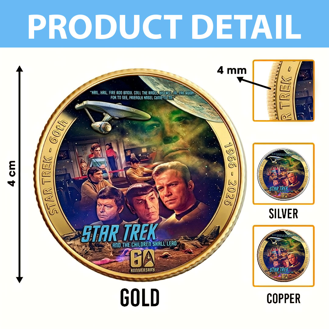 Star Trek 60th Anniversary 2026 Commemorative Coin – TMTHU5355