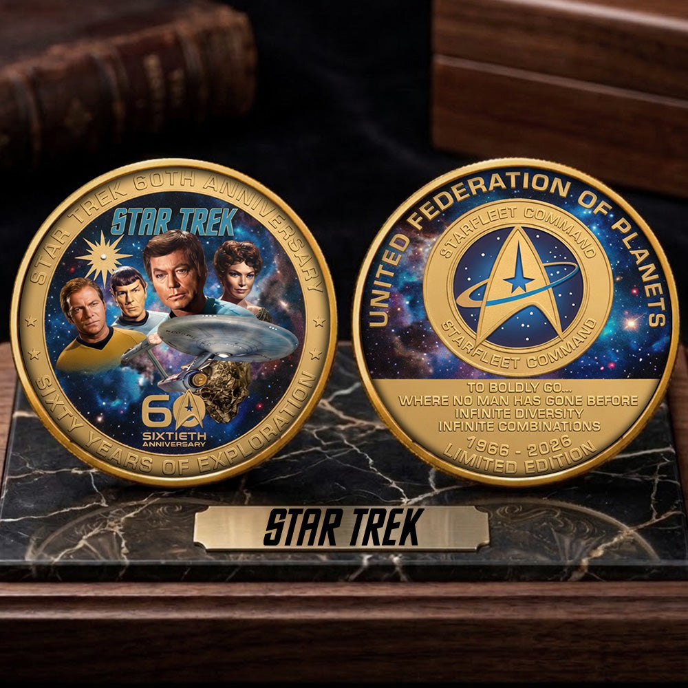 Star Trek 60th Anniversary 2026 Commemorative Coin – TMTHU5384