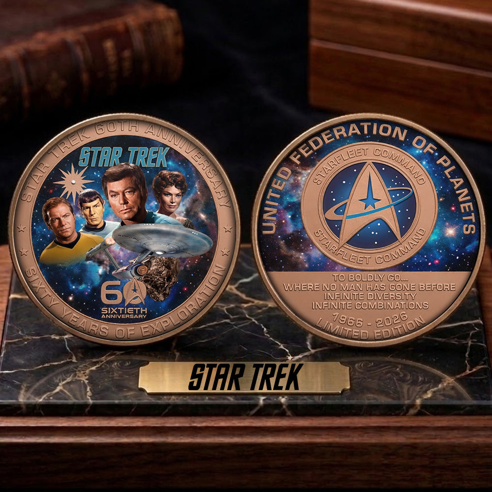 Star Trek 60th Anniversary 2026 Commemorative Coin – TMTHU5384